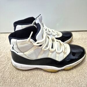 Air Jordan 11 Retro Concord Athletic Shoes Black White, US 11